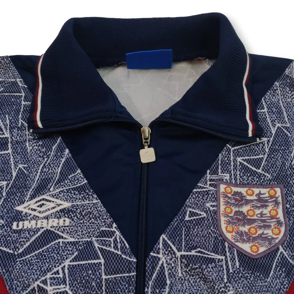 1994-95 blue England Umbro track jacket