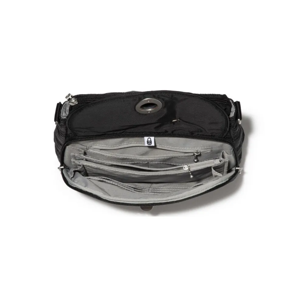 Baggallini Calais Black Quilt Crossbody Bag (Women's)