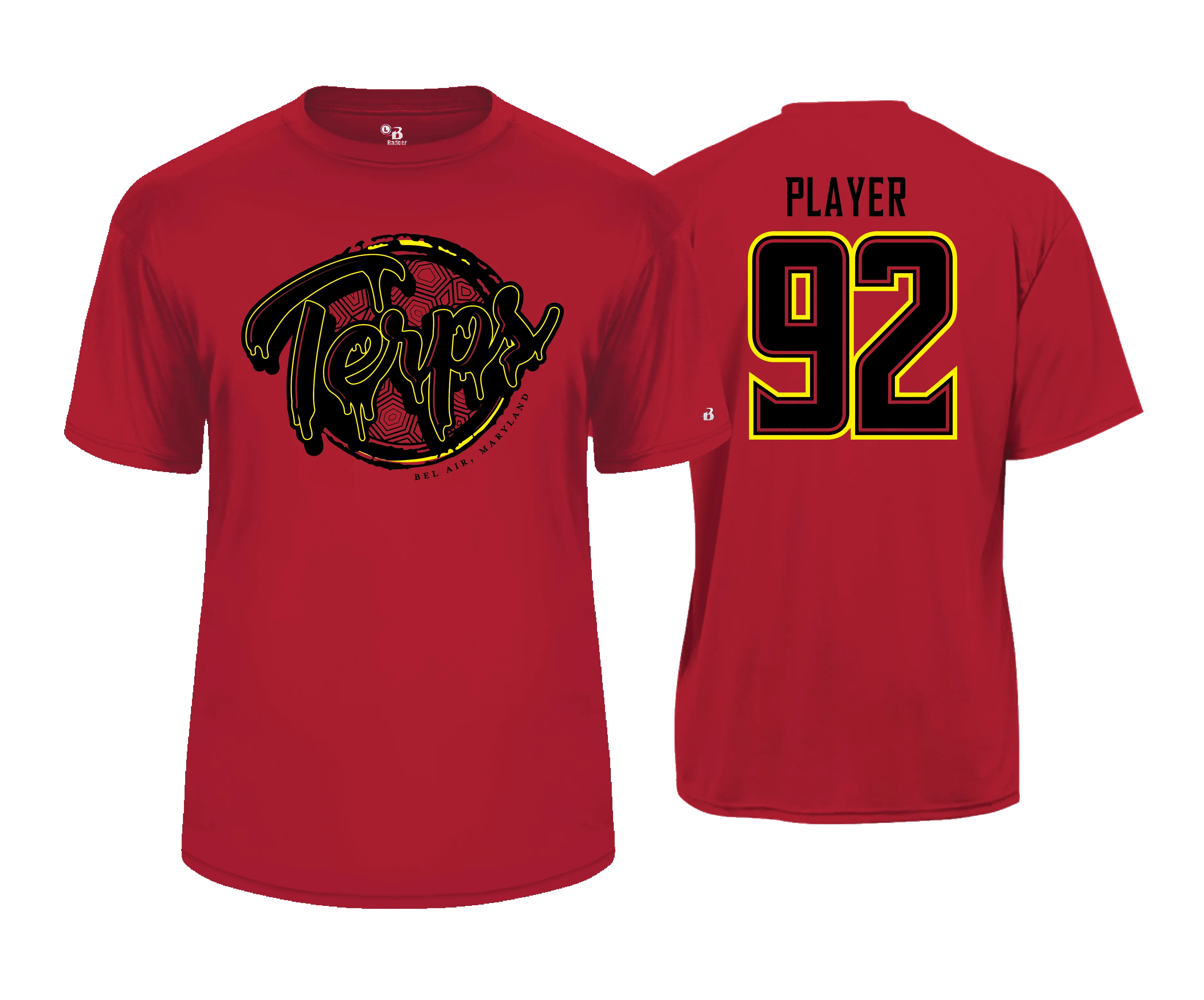 Bel Air Terps- THE RED ZONE Custom Shirts