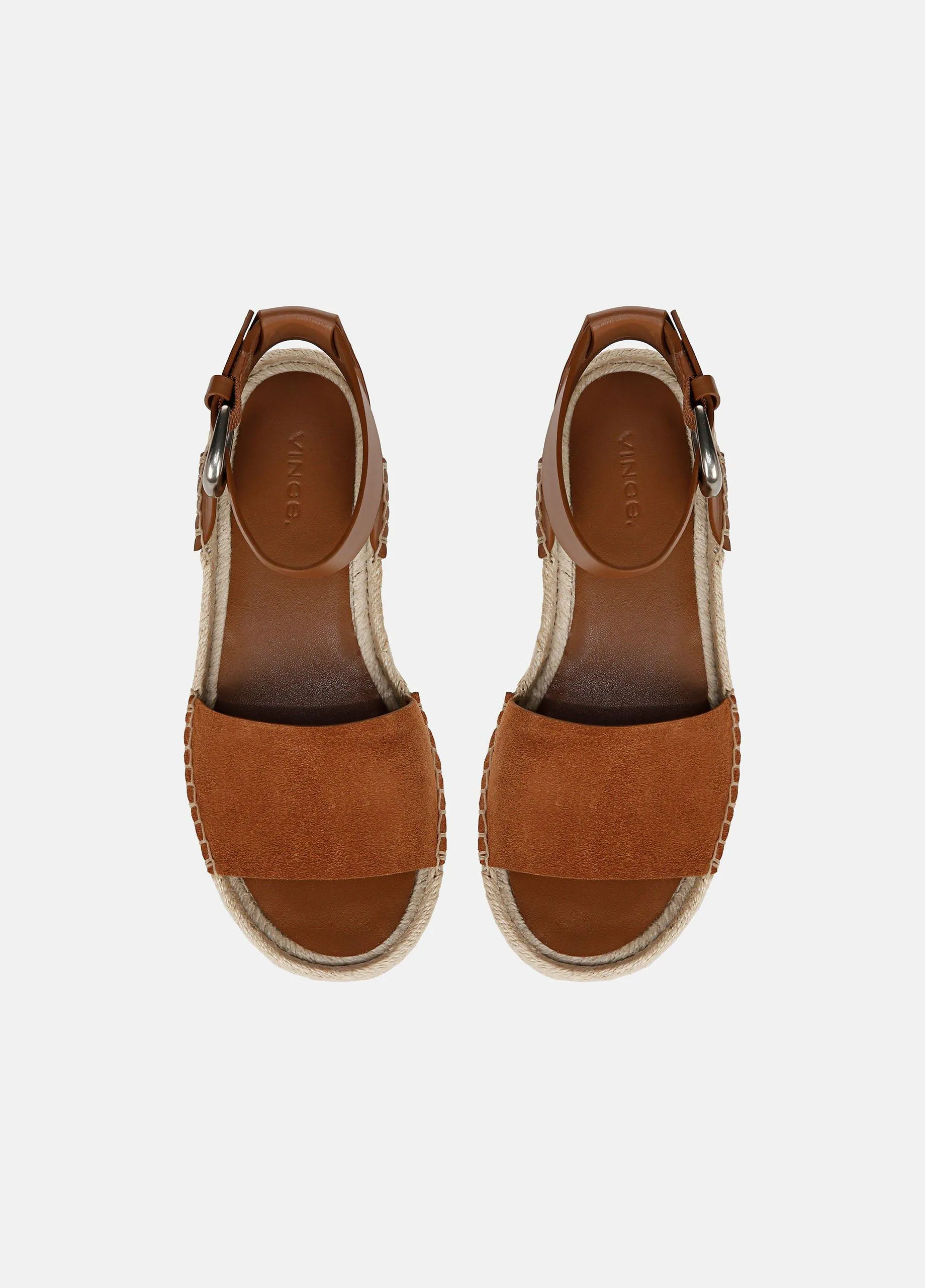 Belisa Suede Platform Espadrille Sandal
