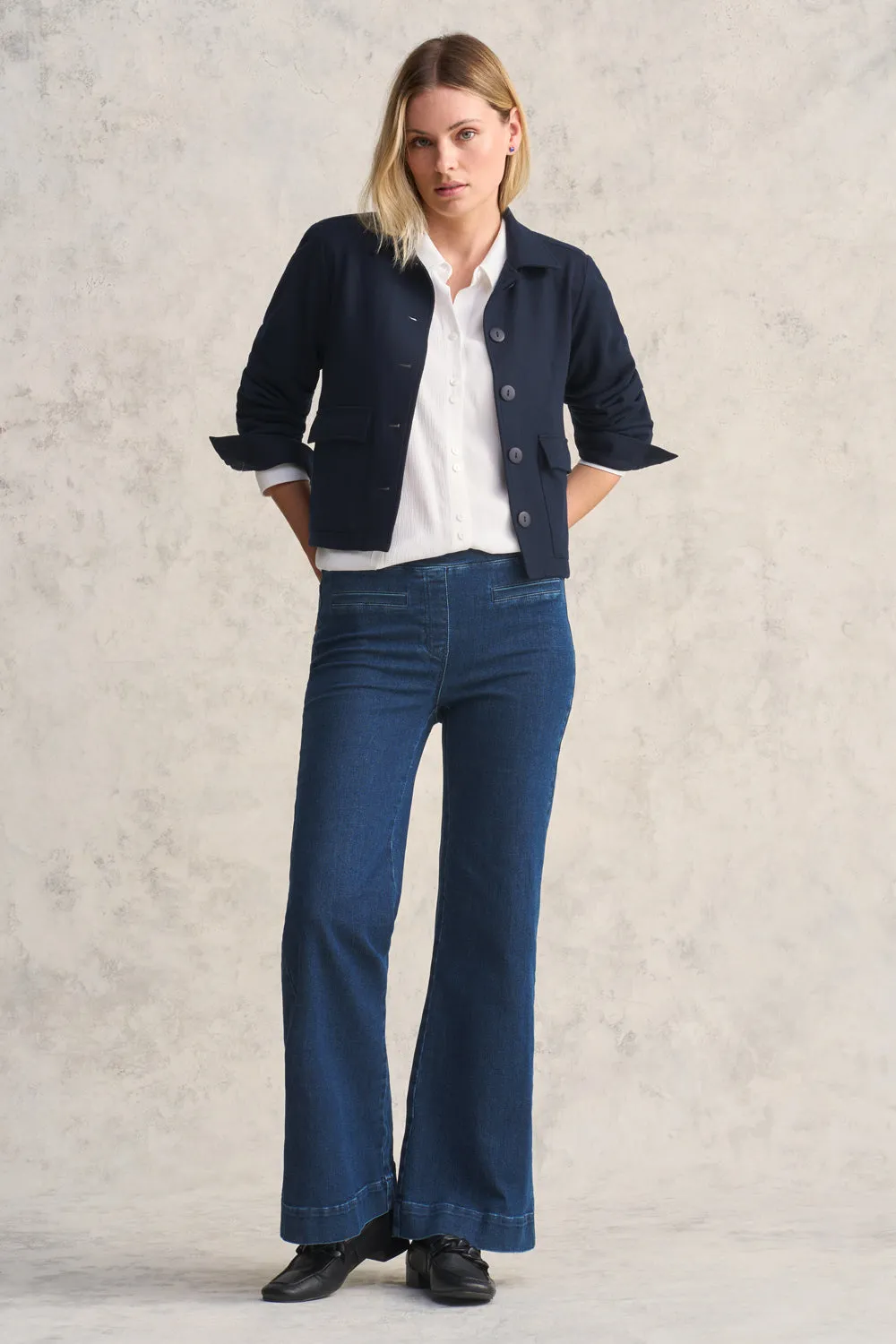 Bengajean Le Flare - Dark Wash Denim