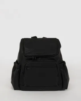 Black Baby Bag Backpack
