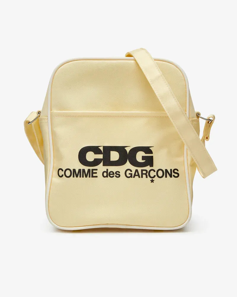 CDG  Logo Shoulder Bag Ivory 