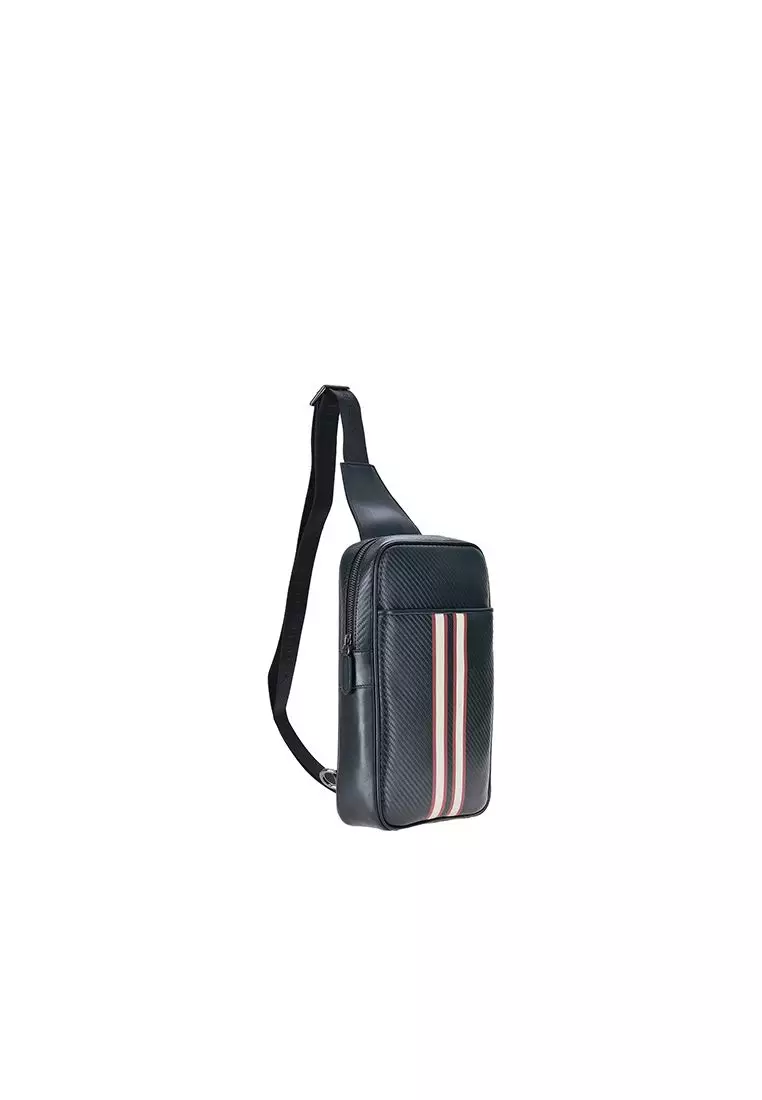 Charles Berkeley Charles Berkeley Mansfield Leather Chest Bag (PB-22015)