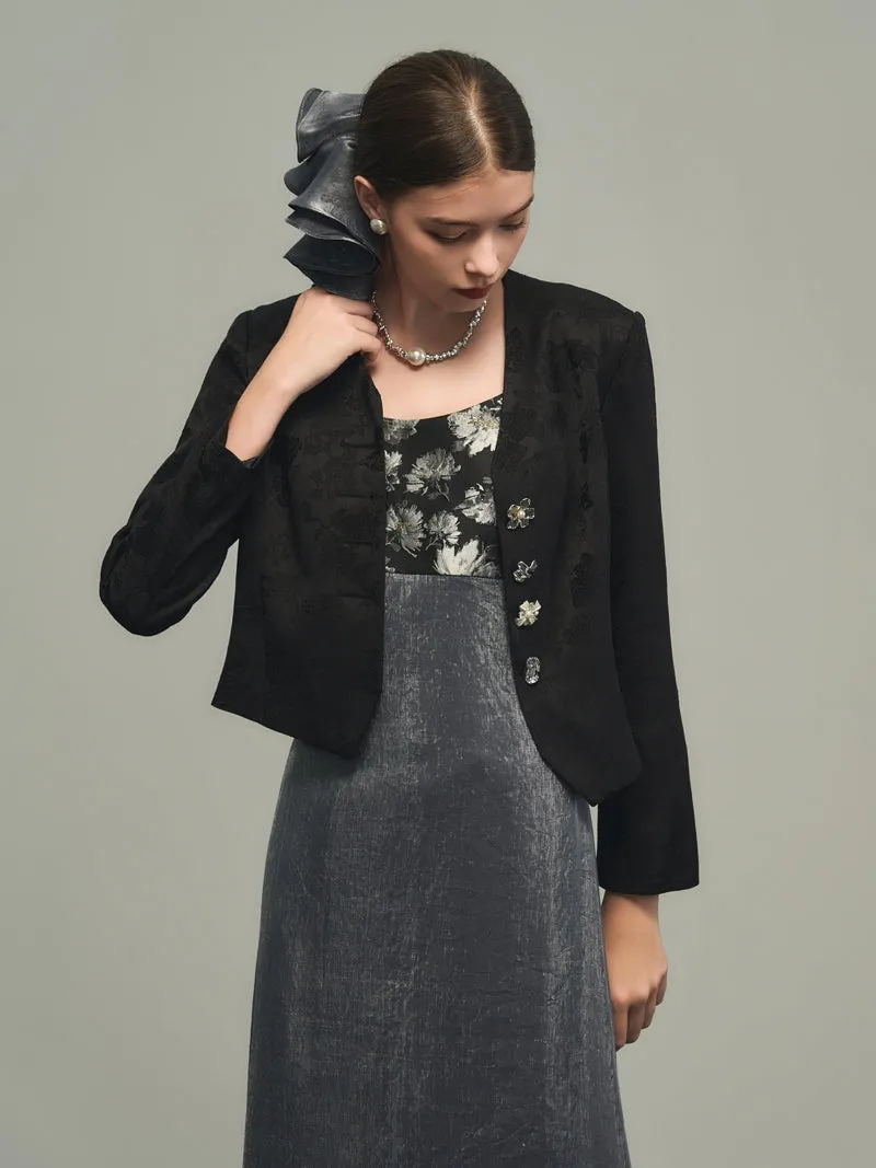 Chic Smooth Flower Elegant High-End One-Piece
