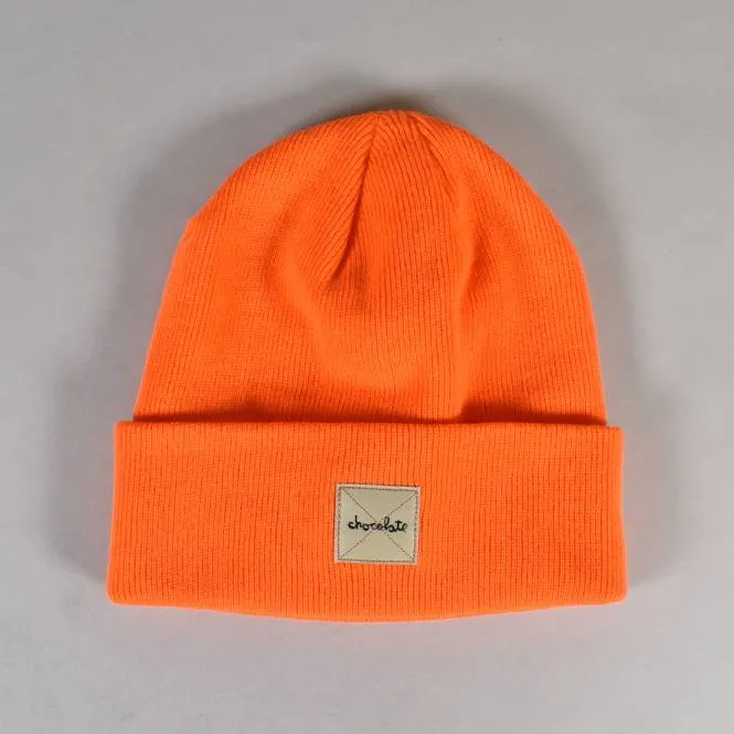 Chunk Patch Beanie - Orange