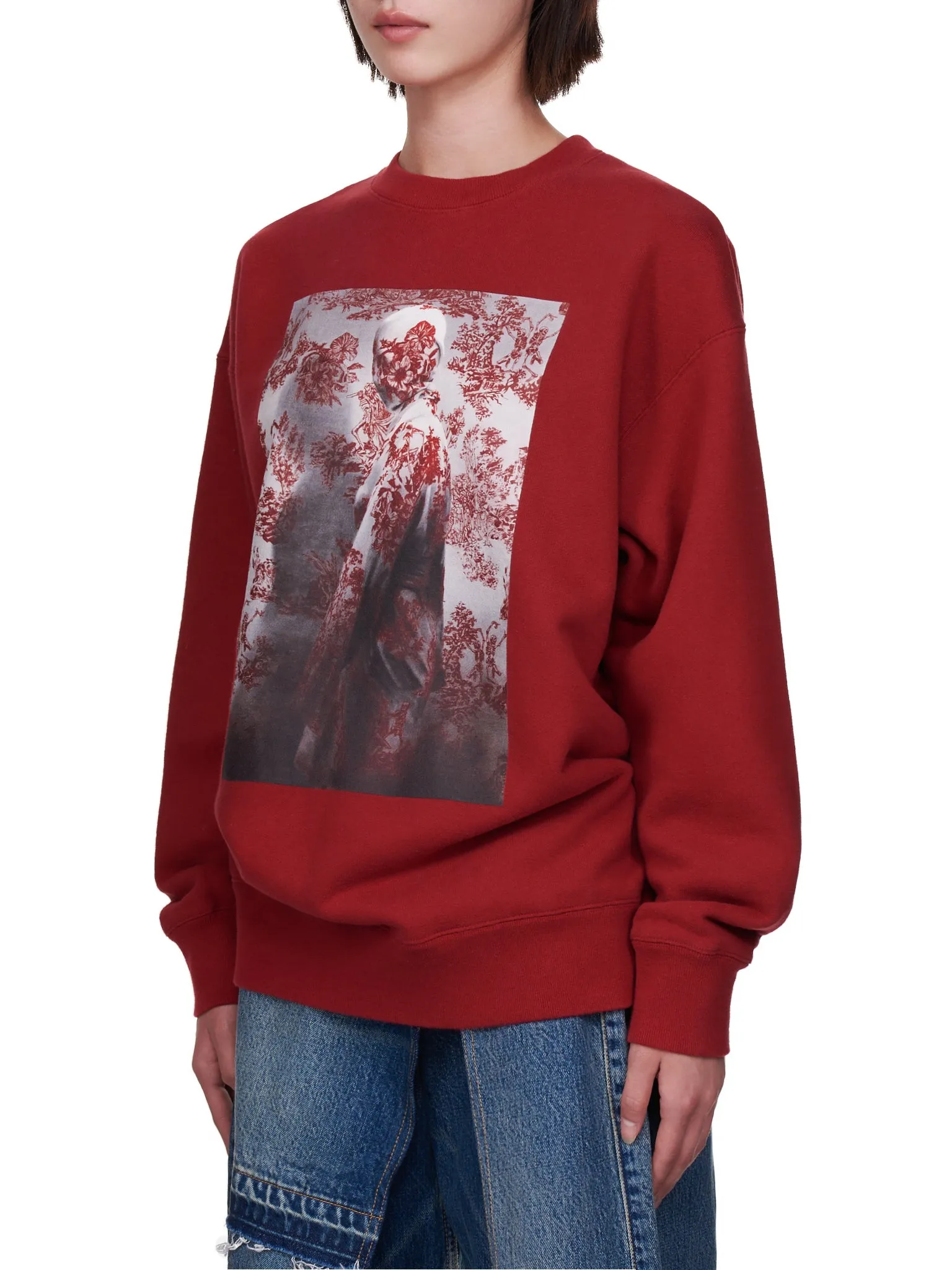 Crewneck Sweatshirt (UC2A1894-4-RED)