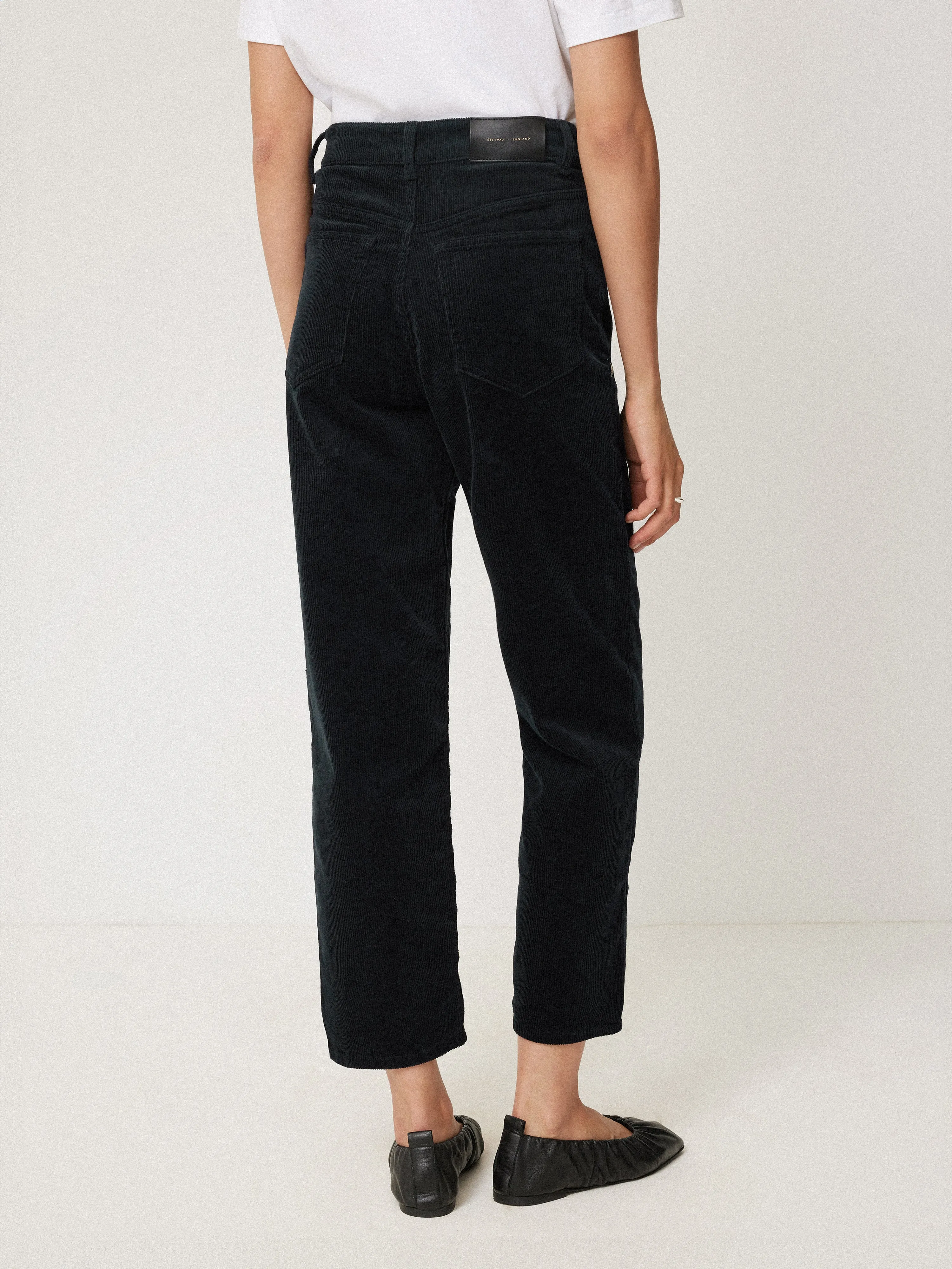 Delmont Cord Tapered Jean | Navy
