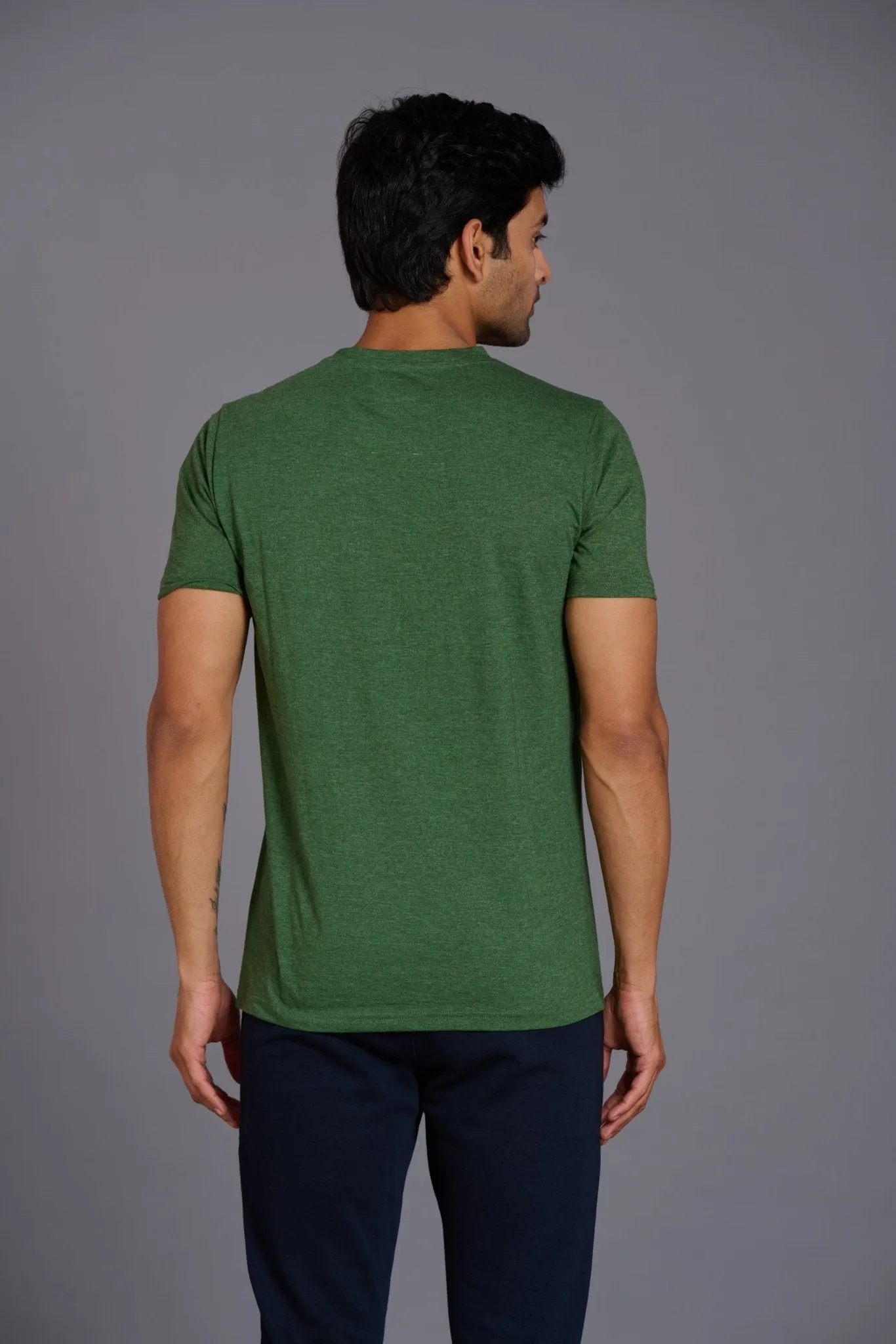 Devil Club Printed Green T-Shirt for Men