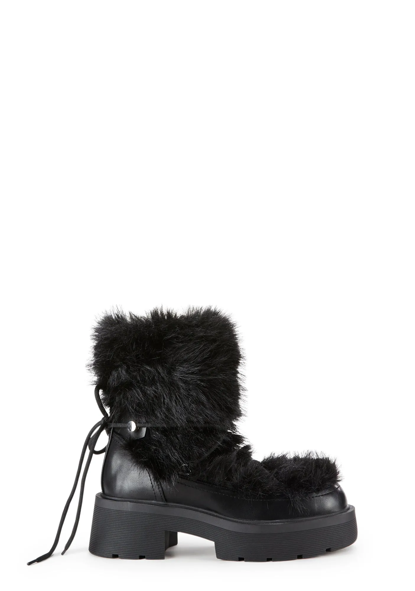 Forbes-1 Platform Boots - Black-