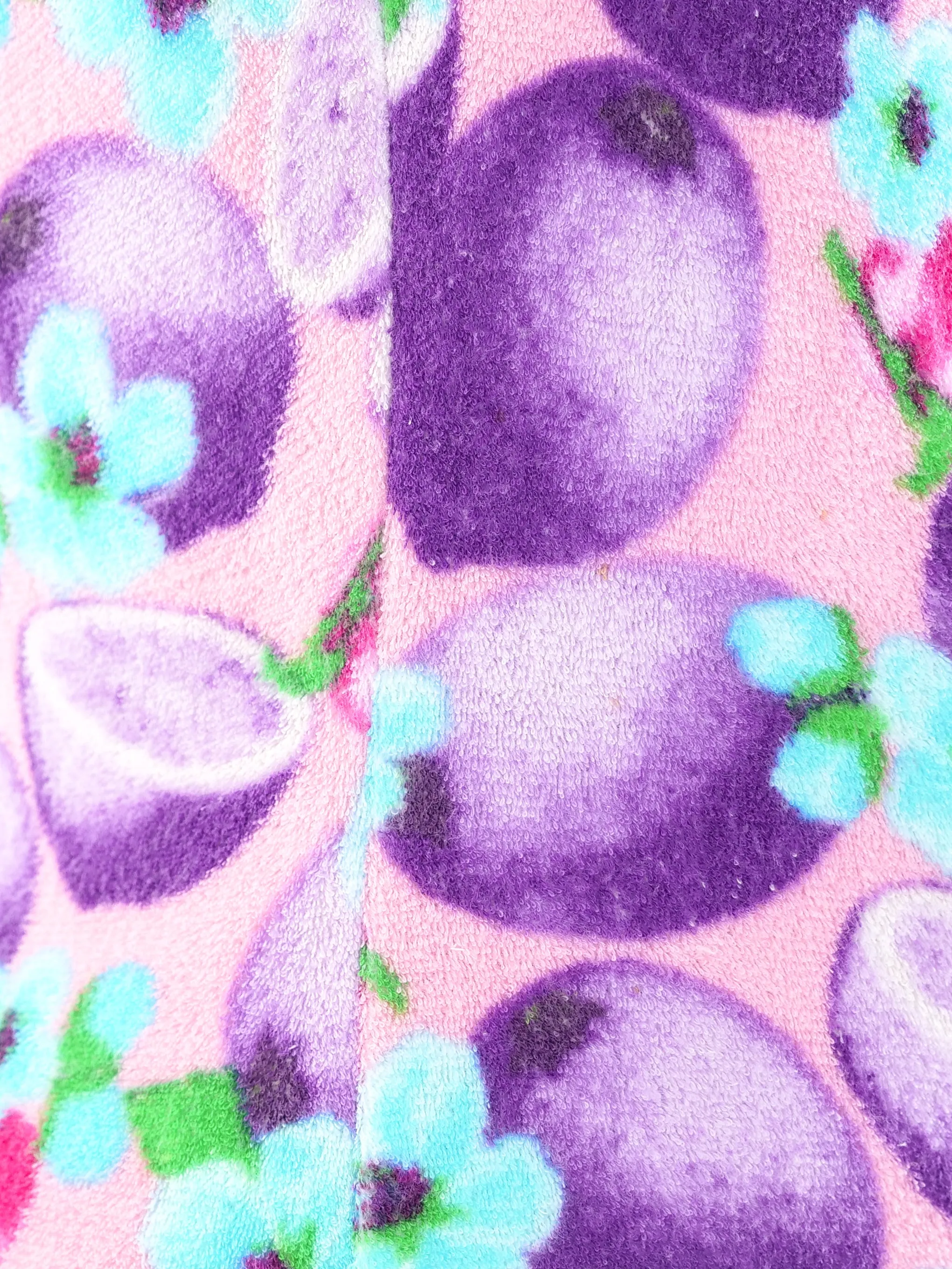 Gianni Versace Fruit Printed Terry Dress