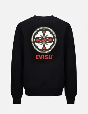 Kamon Print Sweatshirt
