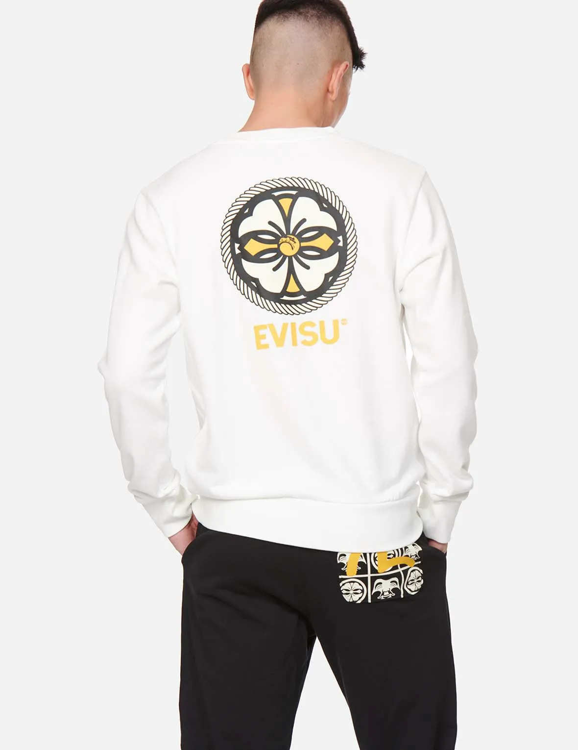 Kamon Print Sweatshirt