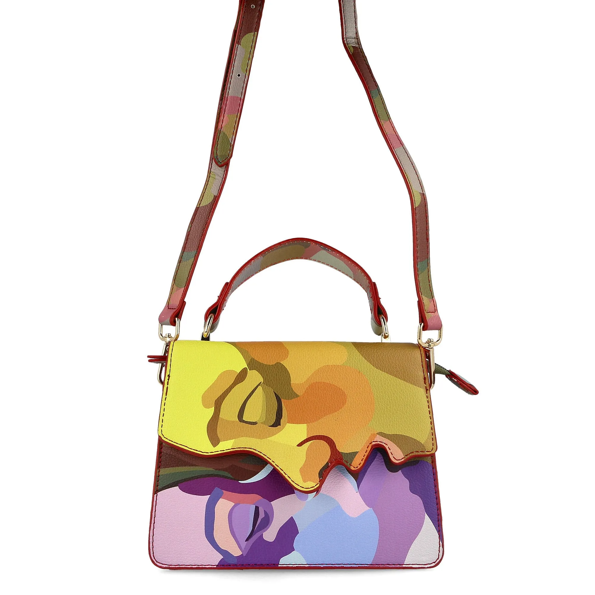 Kissing Faces Hand Bag