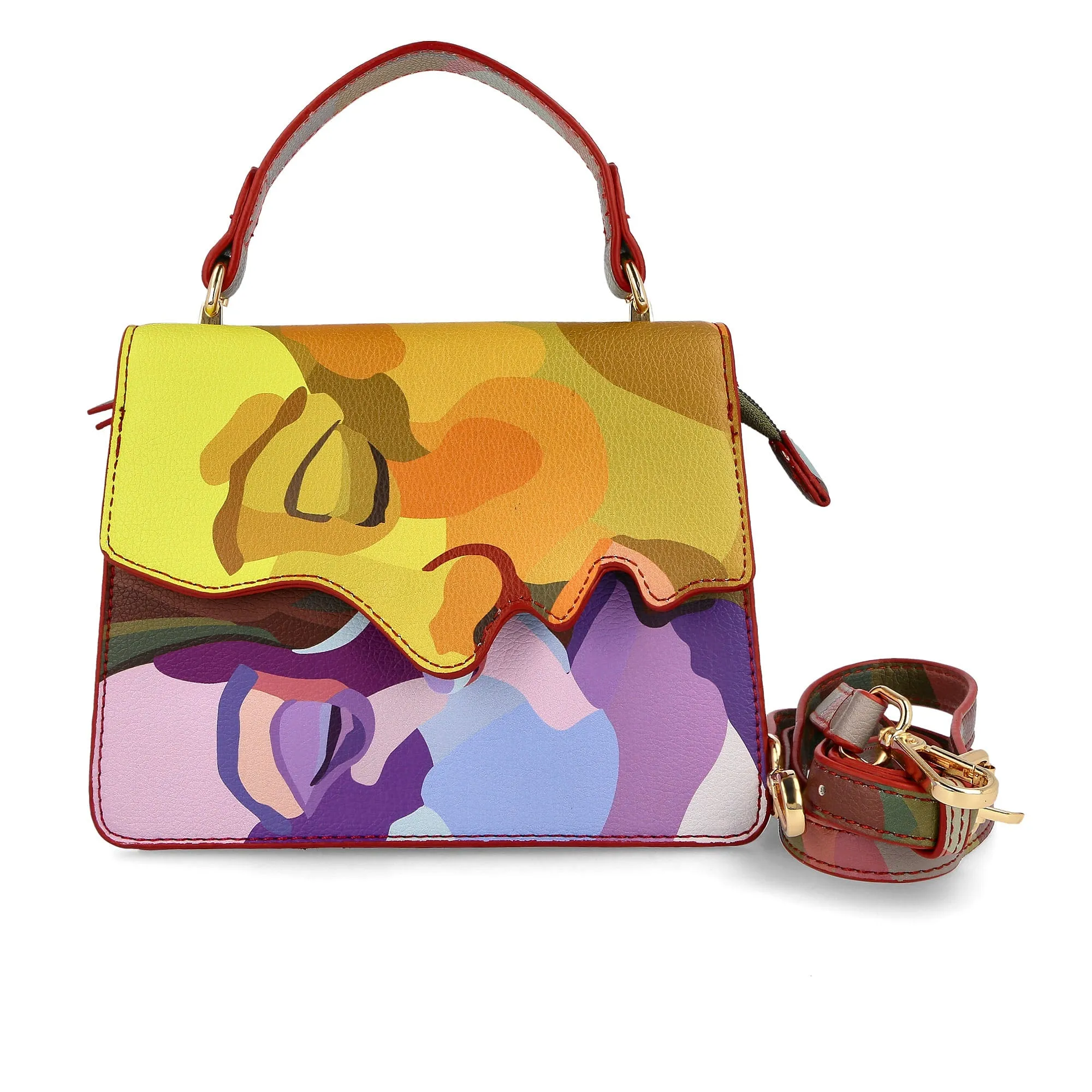 Kissing Faces Hand Bag