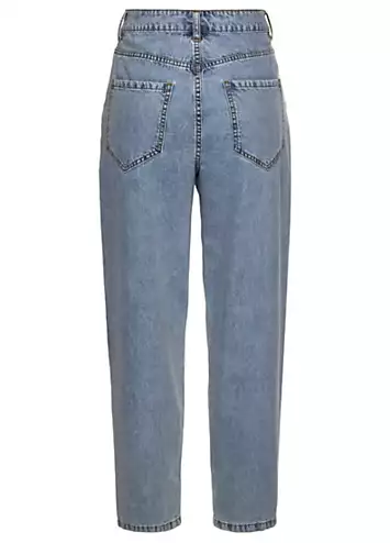 LASCANA High Waist Relaxed Fit Jeans | Grattan