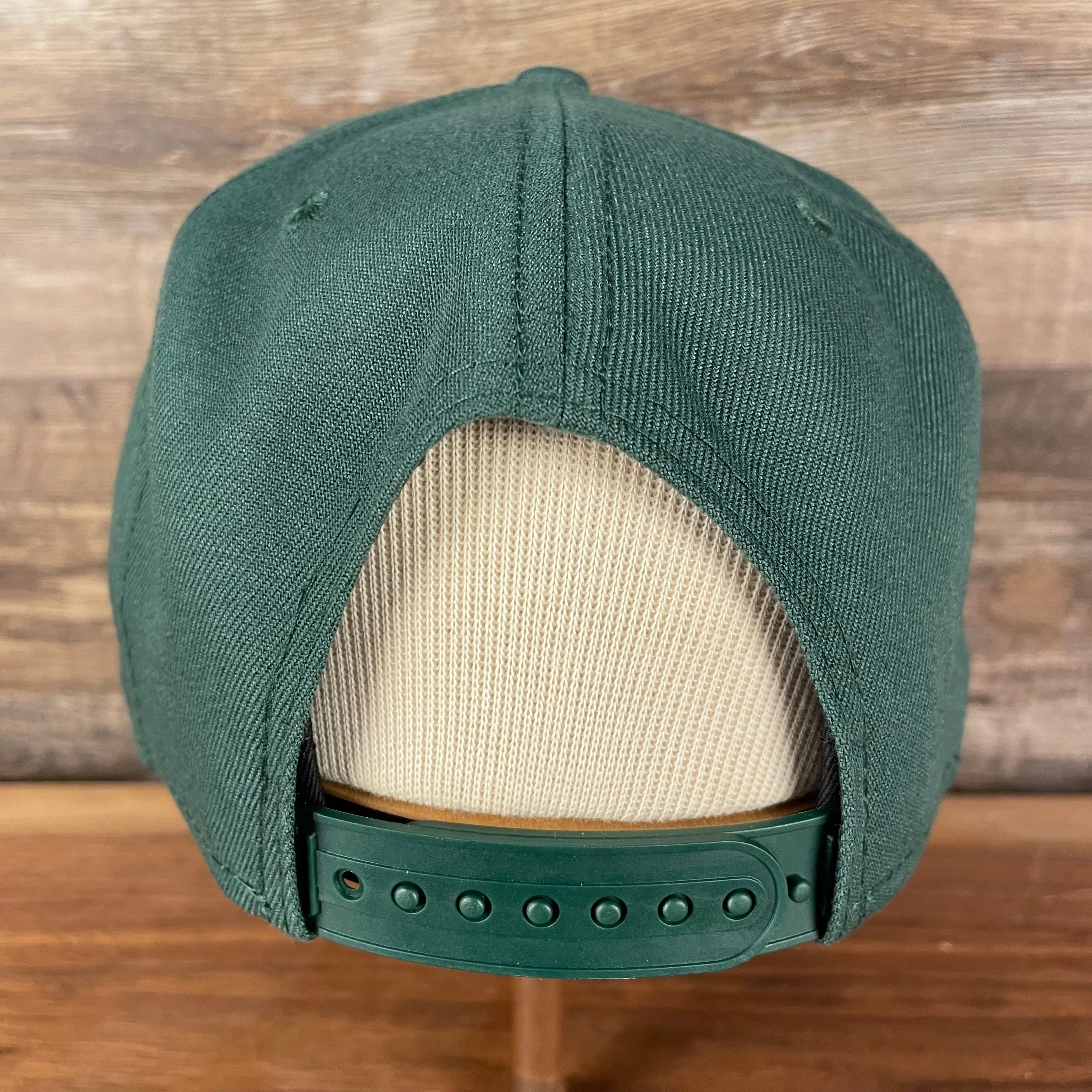 Milwaukee Bucks NBA 75th Anniversary Side Patch Gray Bottom Green 9Fifty Snapback Hat | Back Half