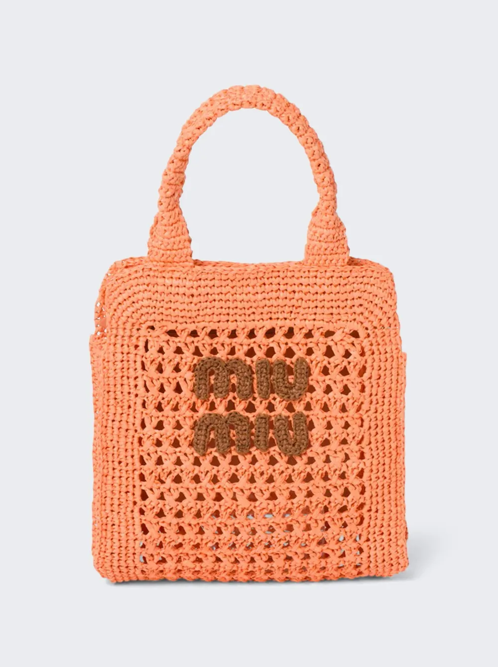 Miu Miu   Woven Tote Bag Tan 