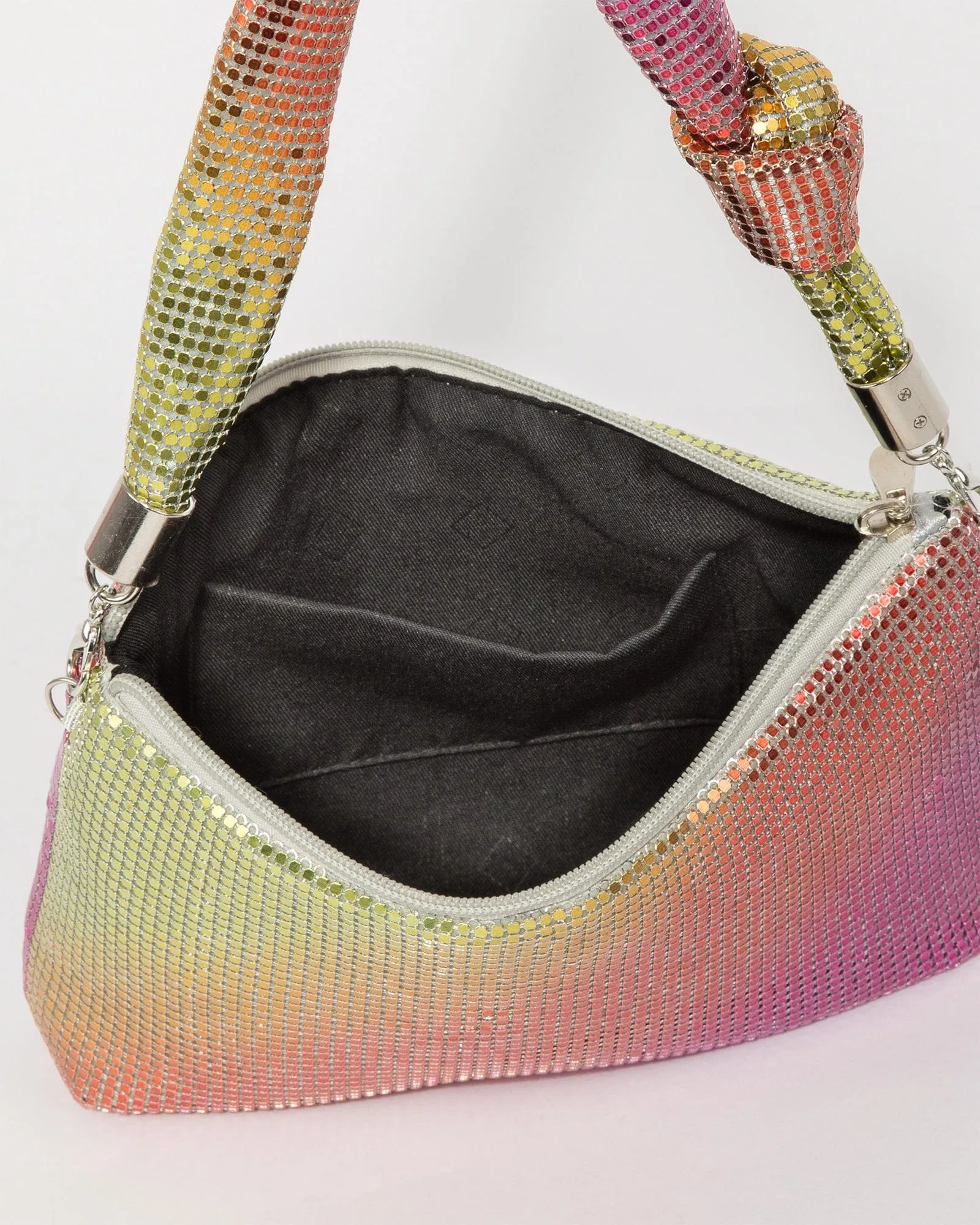 Multi Colour Amelia Chain Mail Shoulder Bag