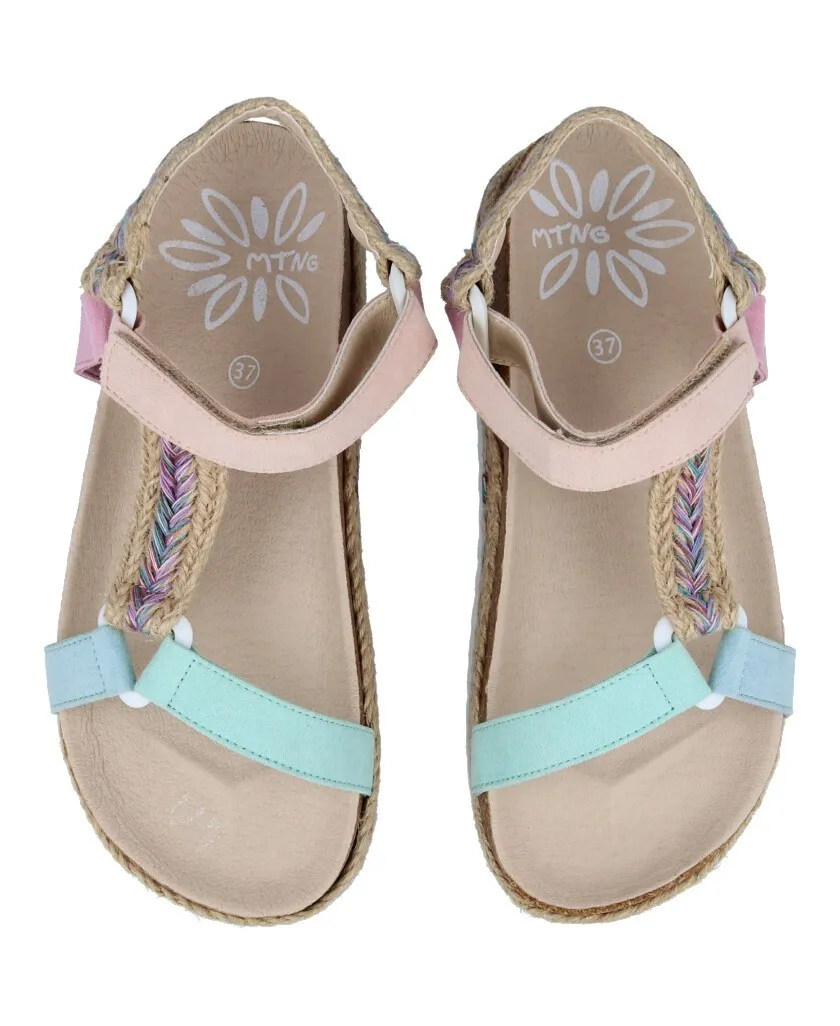 Mustang Perla 48518 Jute platform sandals