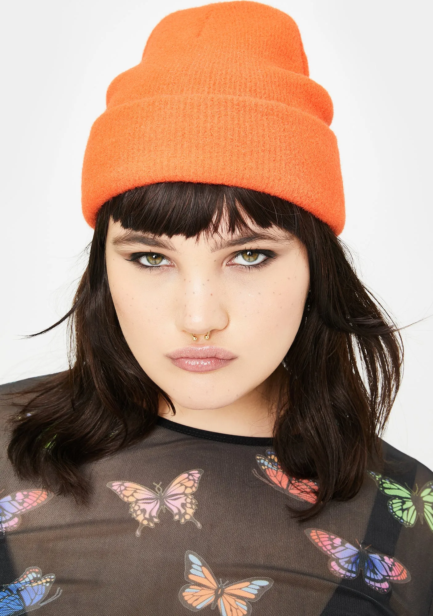 Orange Dallas Beanie-