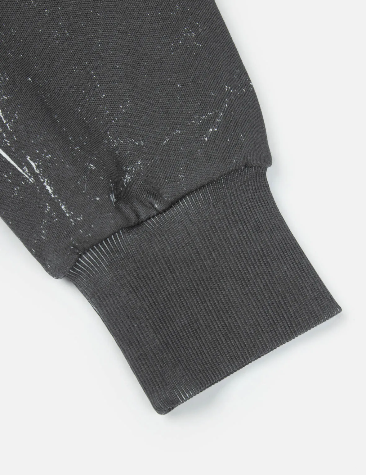 Overdye Seagull and Logo Print Relax Fit Hoodie