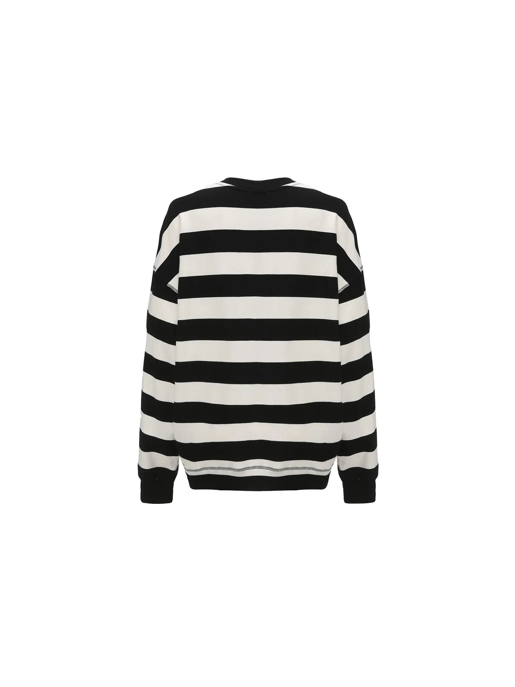 Oversized Embroidered Cotton Sweatshirt