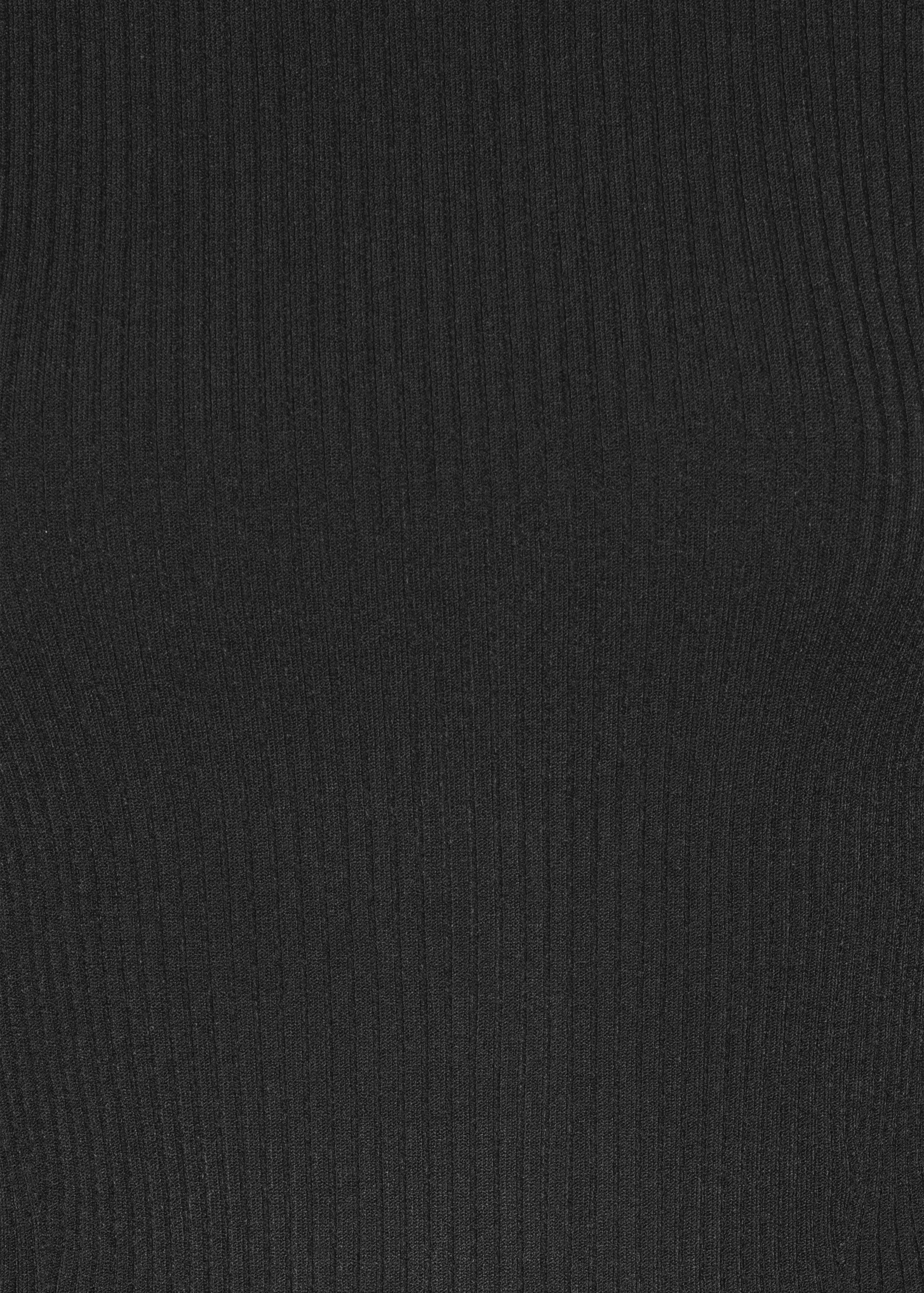 Rotate Knit High Neck Top - Black