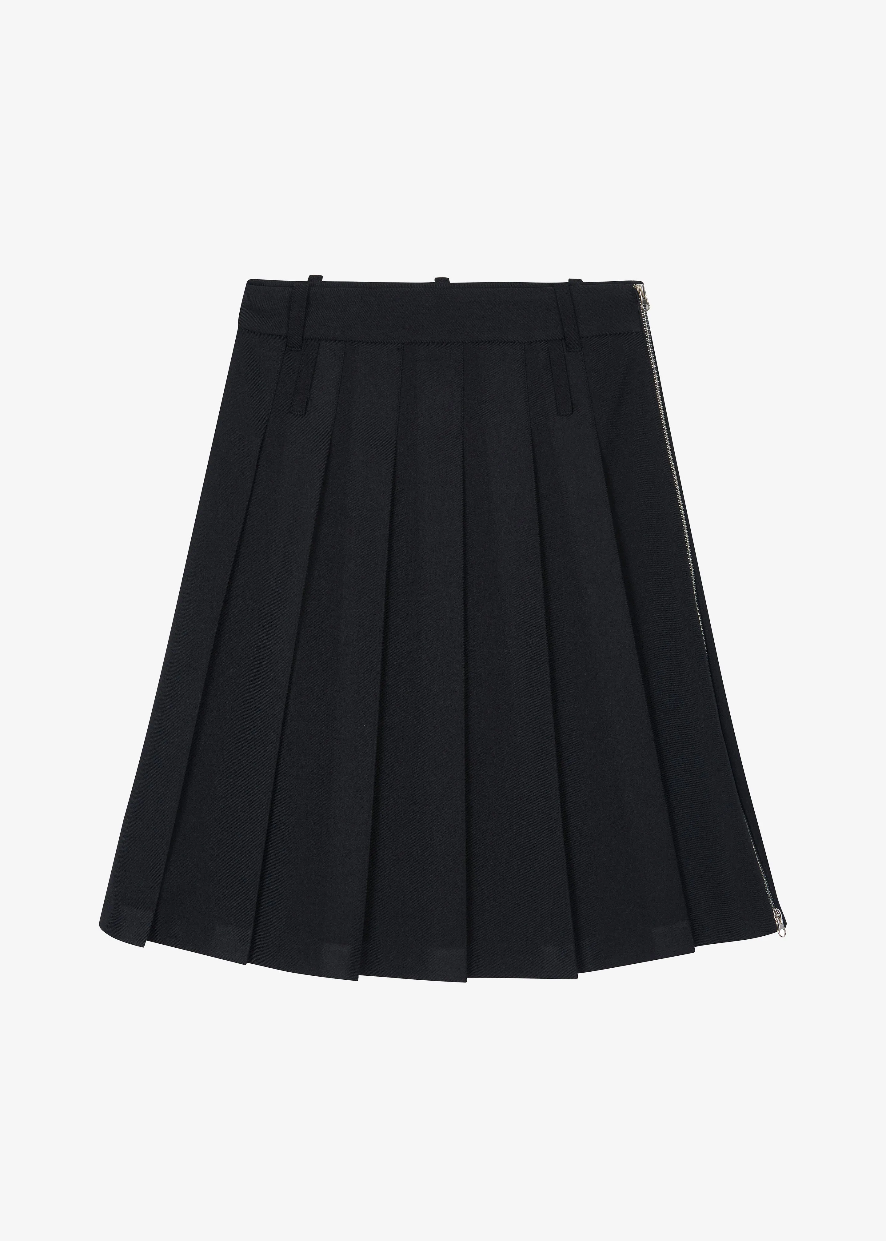 Sarina Pleated Skirt - Black