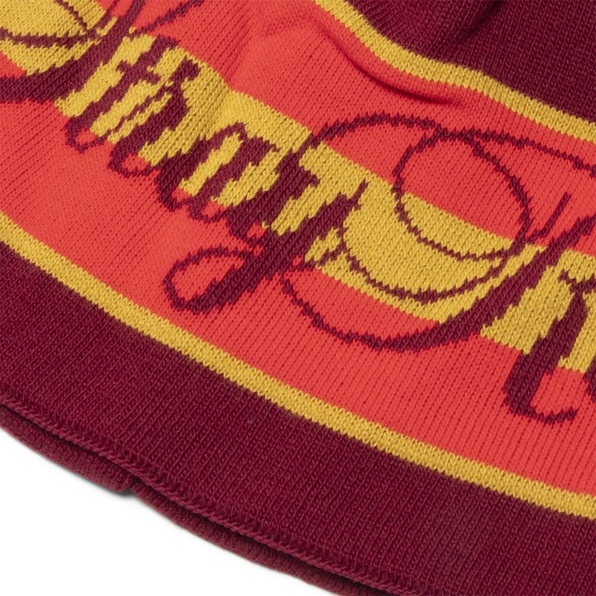 SCRIPT BEANIE Burgundy