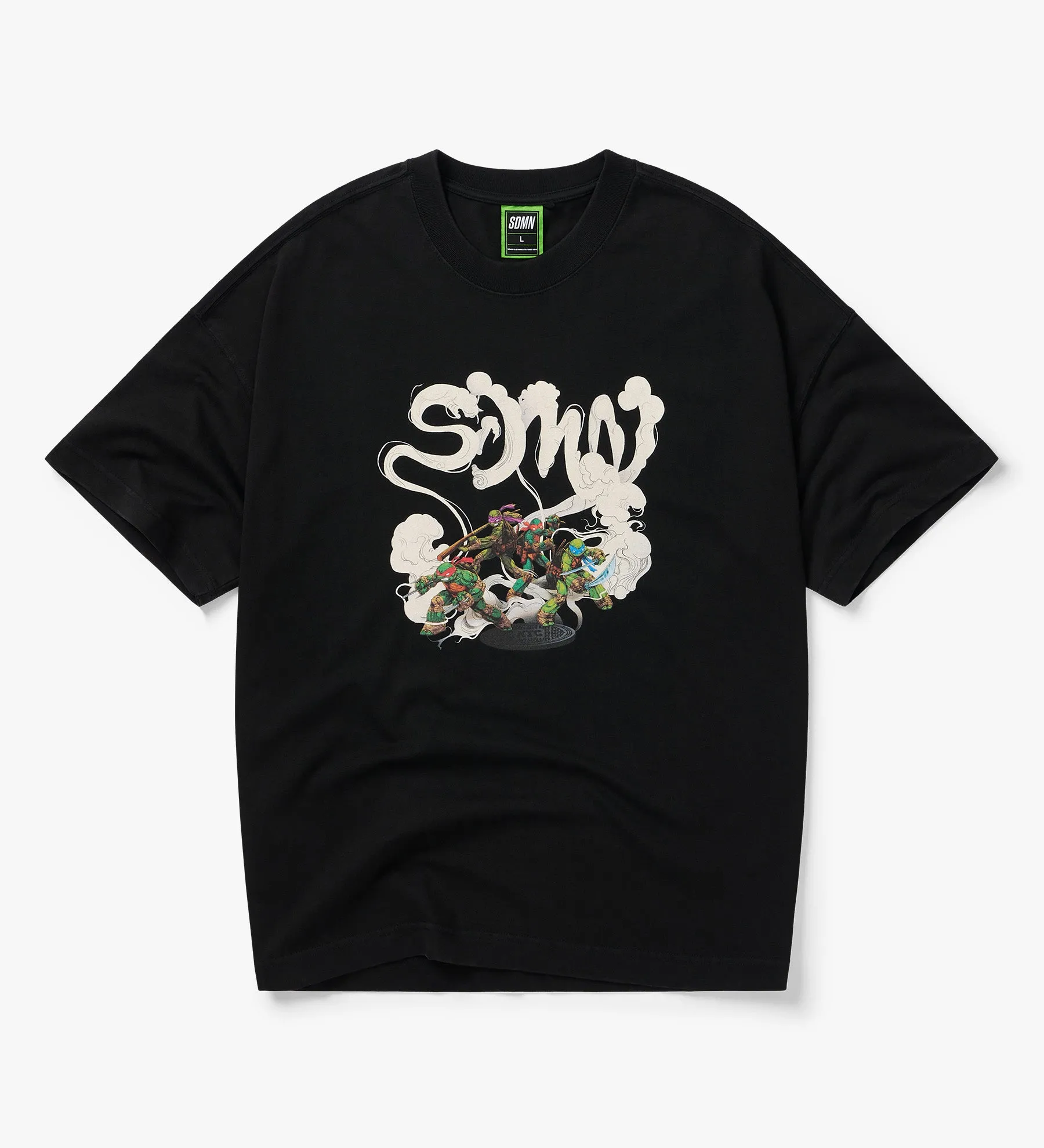 SDMN x TMNT Smoke T-Shirt [Vintage Black]