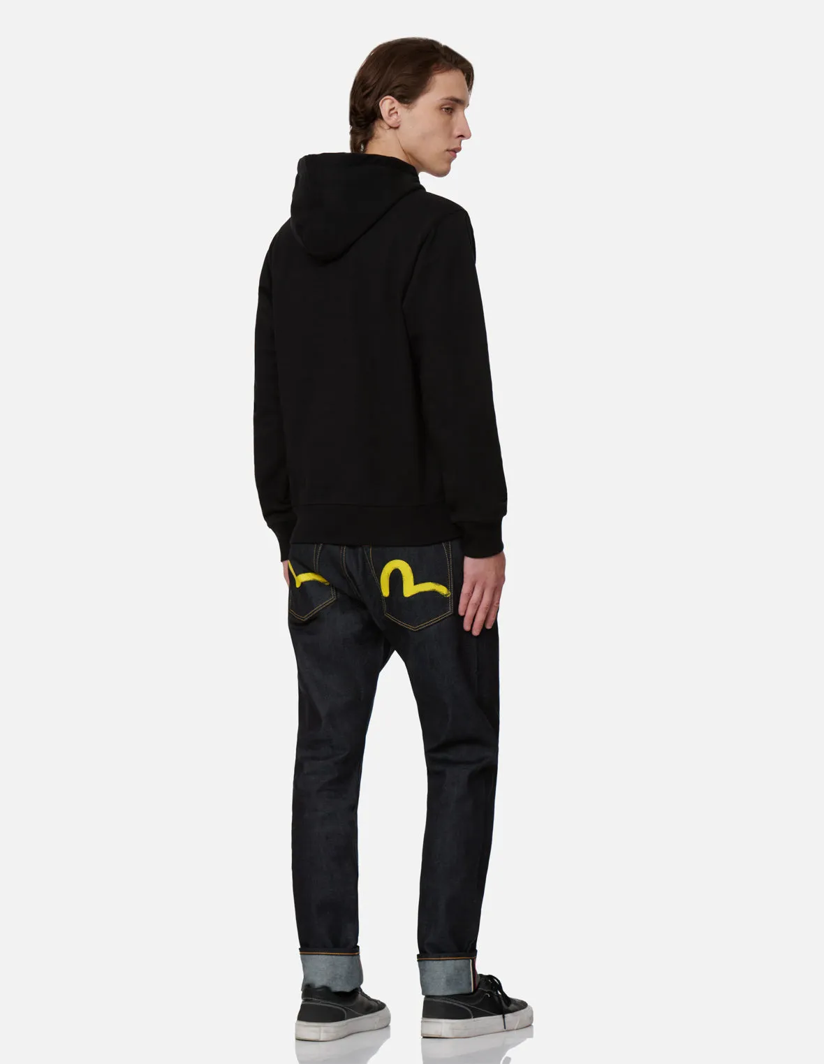 Seagull Print Hooded Sweatshirt