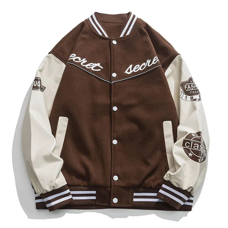 Secret Hands-Ome Button Up Reglan Sleeve Jacket