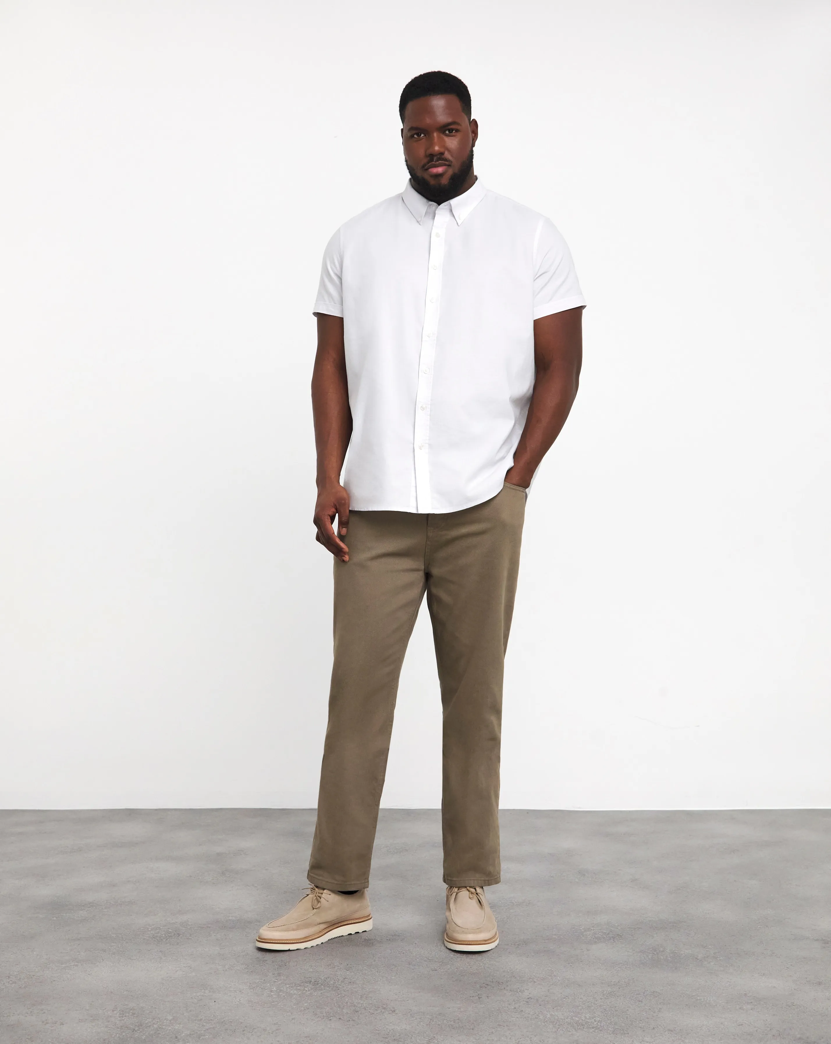 Short Sleeve Oxford Shirt Regular Length