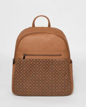 Tan Tabea Laptop Backpack