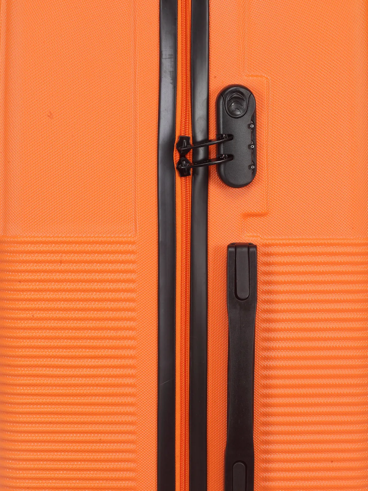 Teakwood Unisex Orange Trolley Bag - Medium
