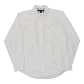 Tommy Hilfiger Shirt - Medium White Cotton
