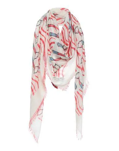 Valentino Garavani Women Square scarf Ivory -- --