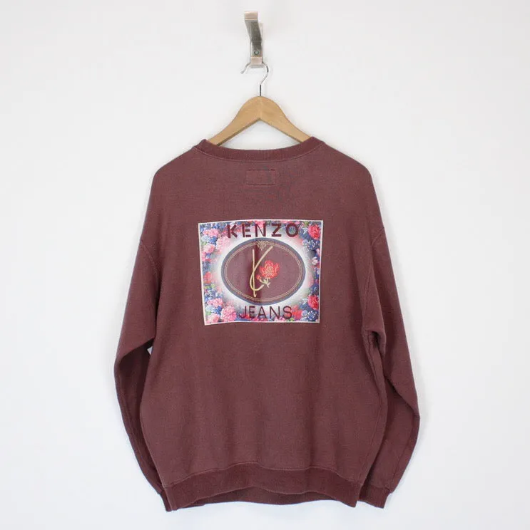 Vintage Kenzo Sweatshirt Medium