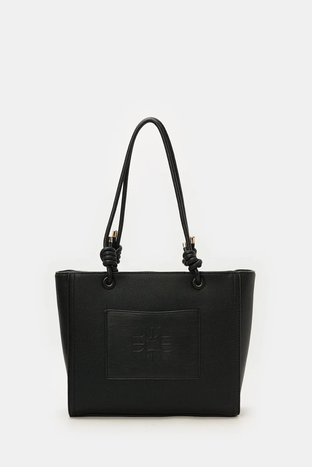 Women Black Embellished Handbag