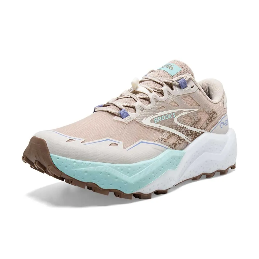 Women's Caldera 7 Trail Running Shoe - Chateau Grey/White Sand - Regular (B)