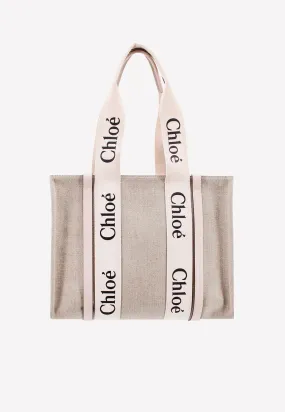 Woody Linen Tote Bag